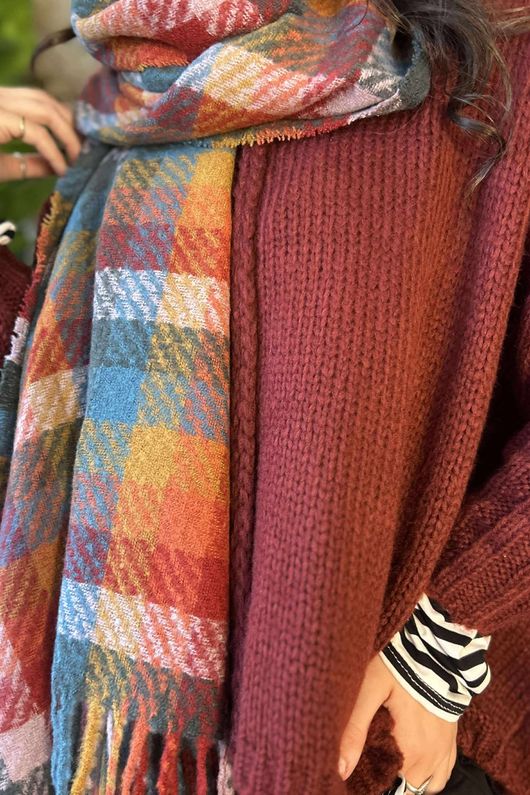 Magnus Plaid Blanket Scarf 3-Copy